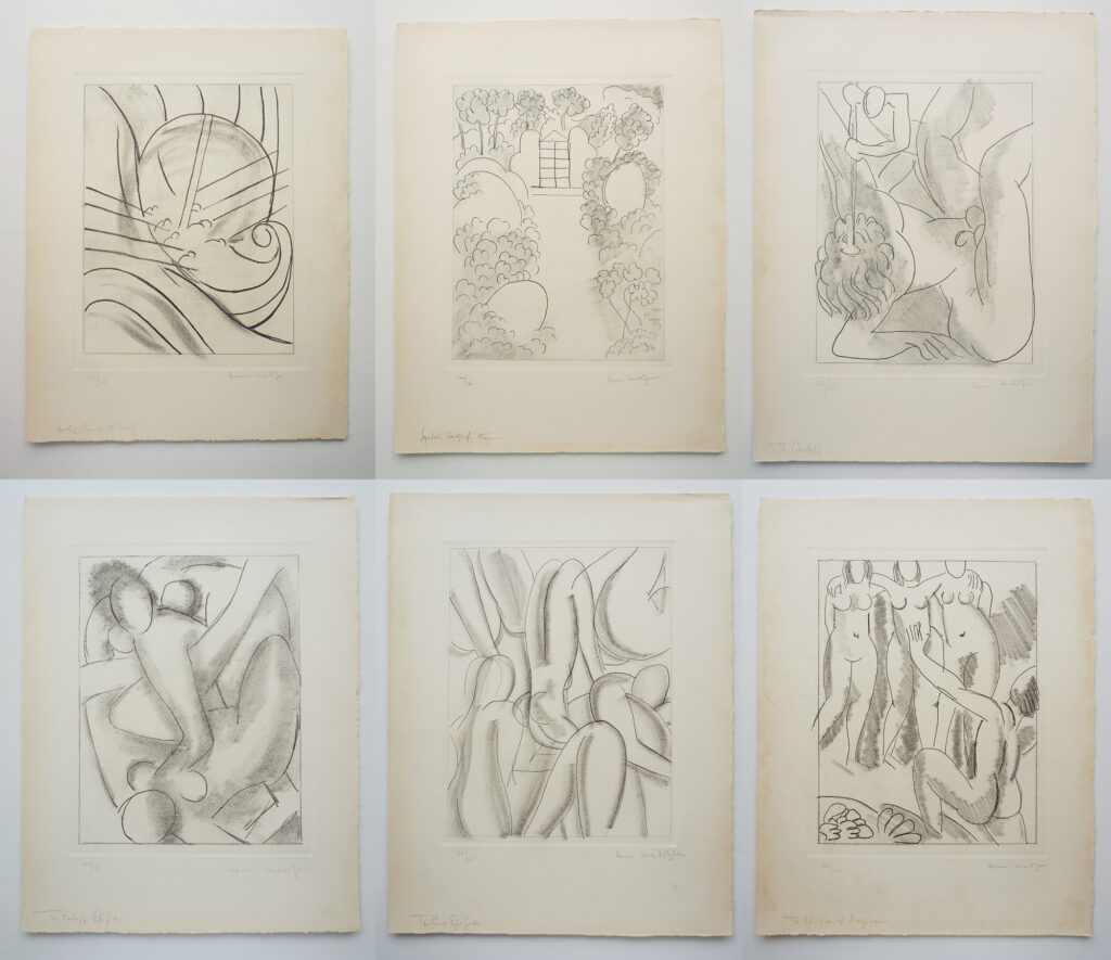 Henri Matisse-Six Signed Proofs